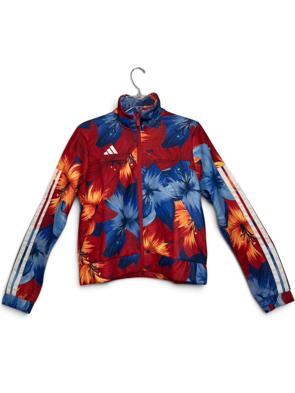 NWT adidas x FARM Rio House of Tiro Floral Track Jacket Women M - Picture 2 of 16
